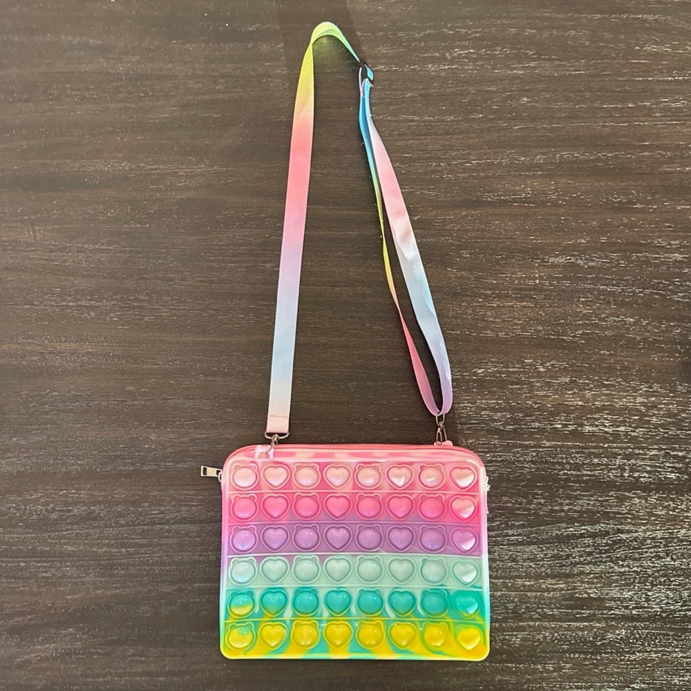 Pop It Girls Multi Color Purse